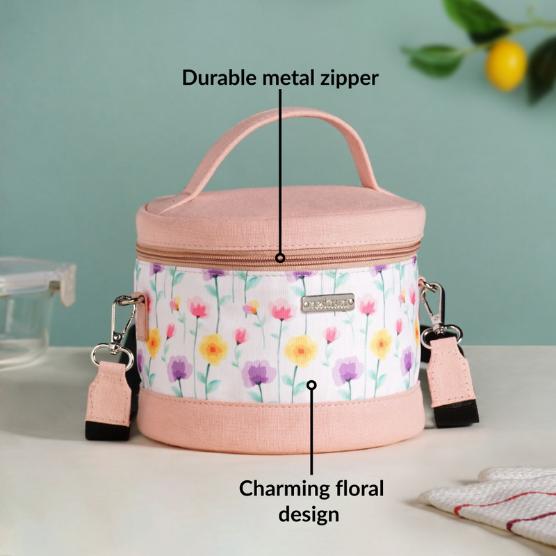 Flowercore Insulated Lunch Bag For Women
