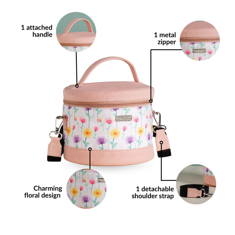 Flowercore Insulated Lunch Bag For Women