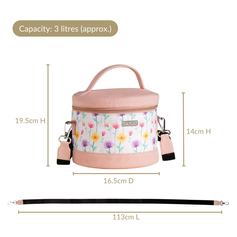 Flowercore Insulated Lunch Bag For Women
