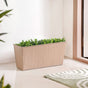 Fluted Balcony Planter Box Taupe
