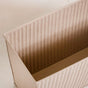 Fluted Balcony Planter Box Taupe