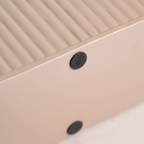 Fluted Balcony Planter Box Taupe