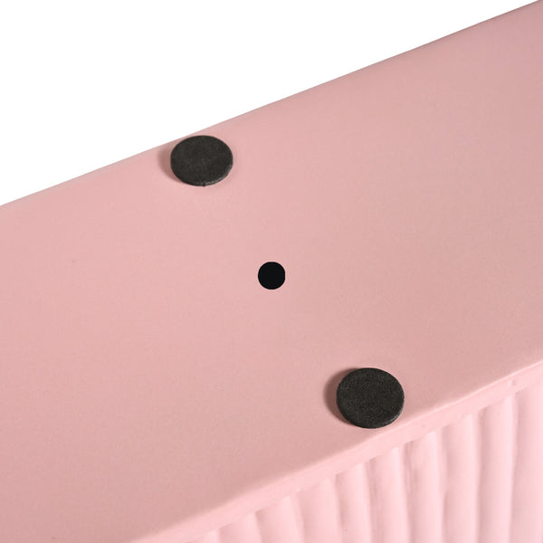 Fluted Indoor Planter Box Pink