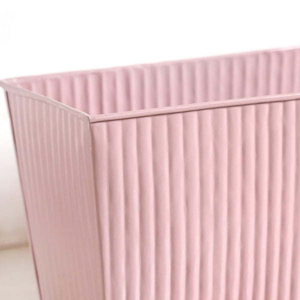 Fluted Indoor Planter Box Pink
