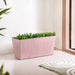 Fluted Indoor Planter Box Pink