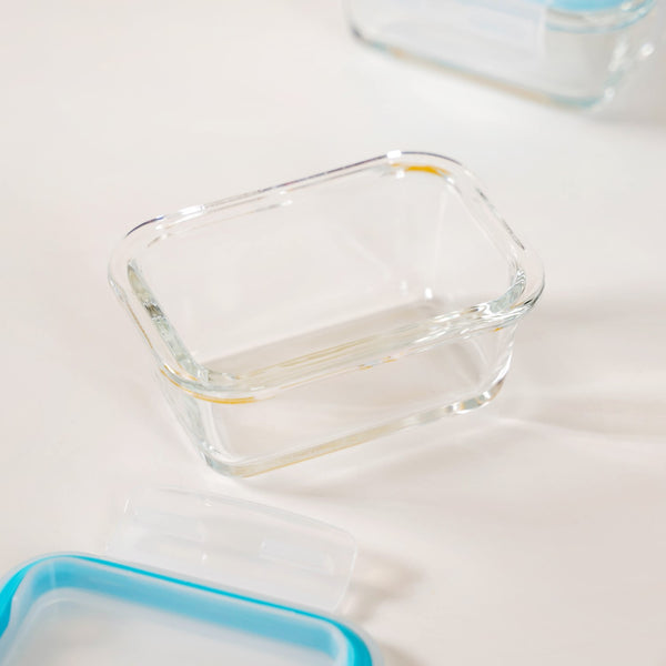 Set Of 6 Airtight Small Containers With Clip Locks 180ml