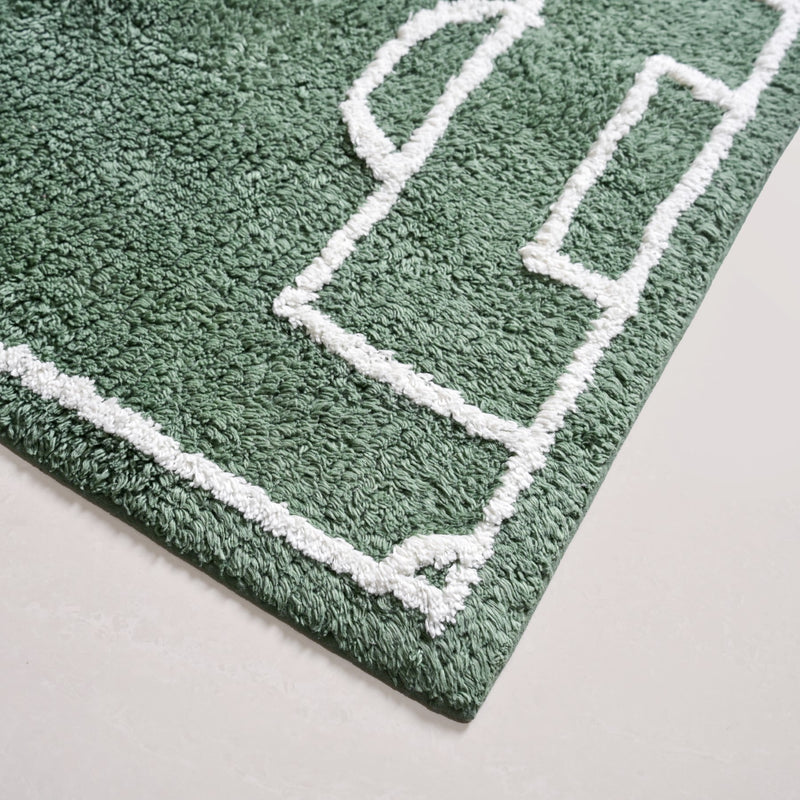 Football Ground Kids Floor Mat 84x57 Inch
