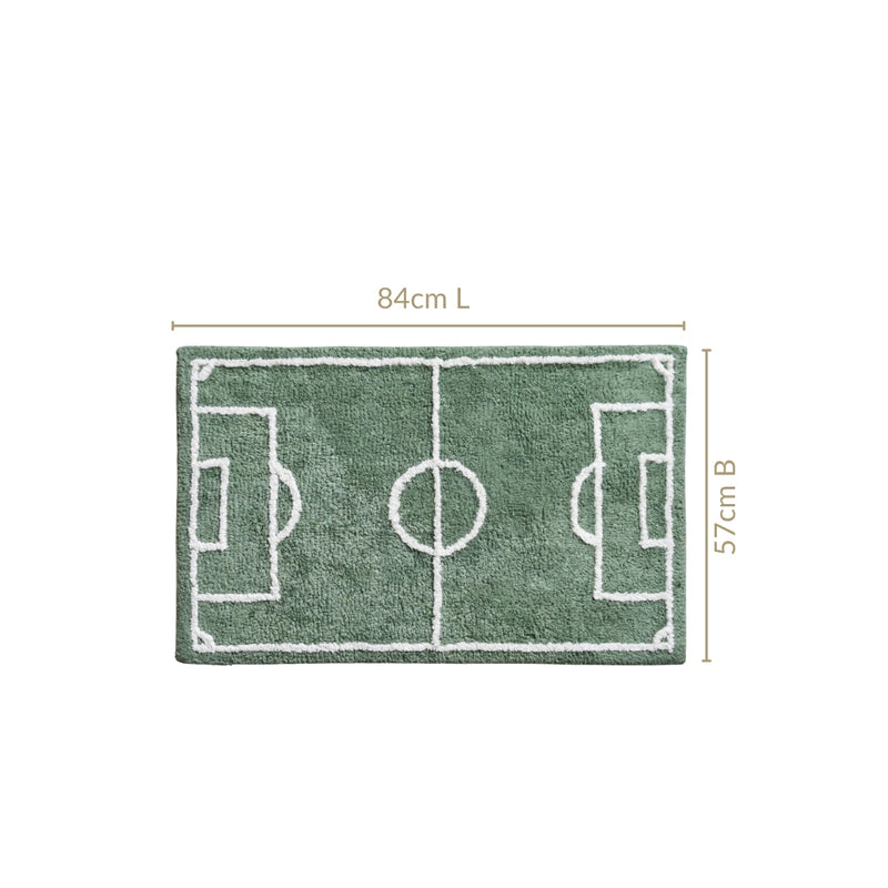 Football Ground Kids Floor Mat 84x57 Inch
