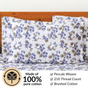 Forest Ferns Pure Cotton King Size Bedding Set 275x275cm