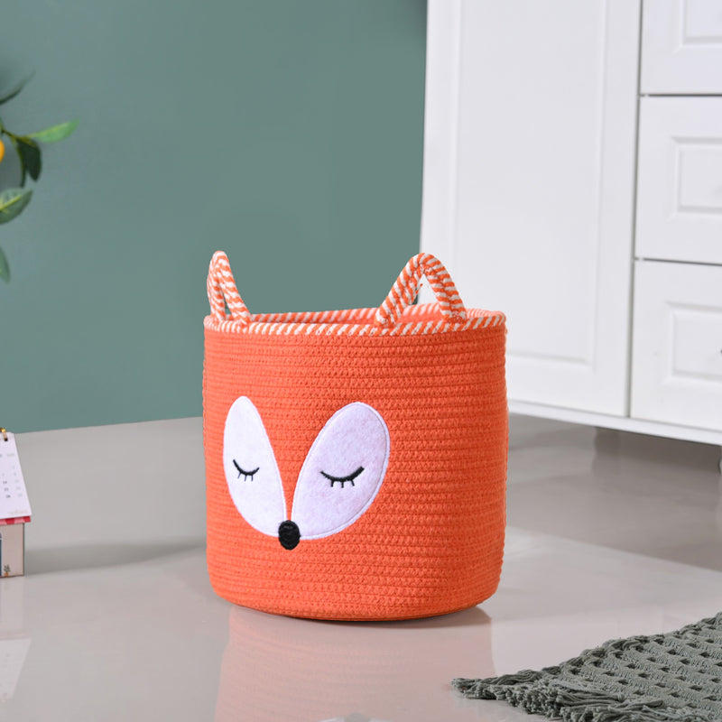 Foxy Tales Cotton Woven Basket 