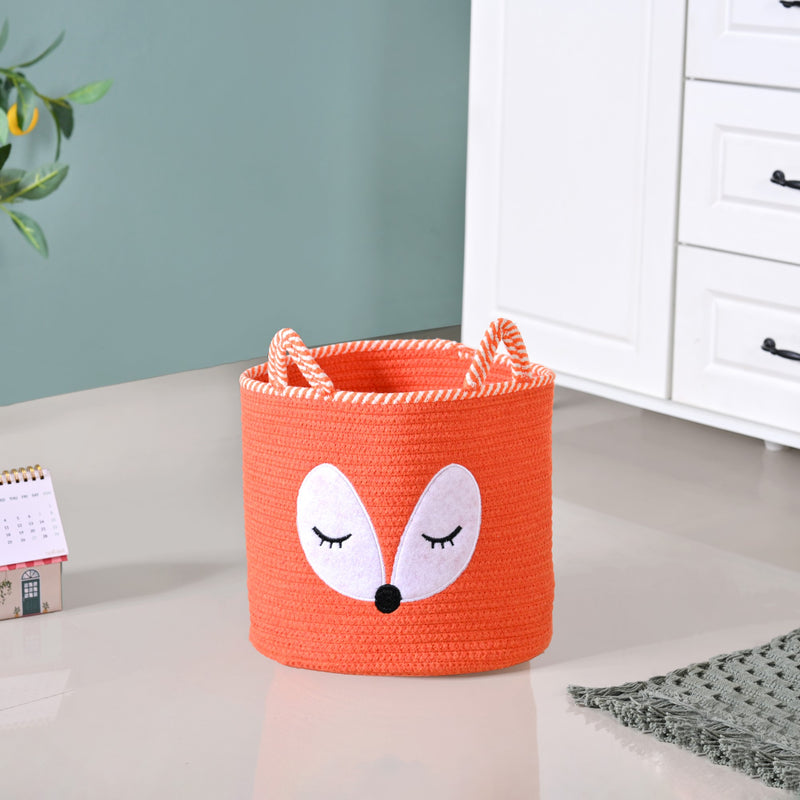 Foxy Tales Cotton Woven Basket 
