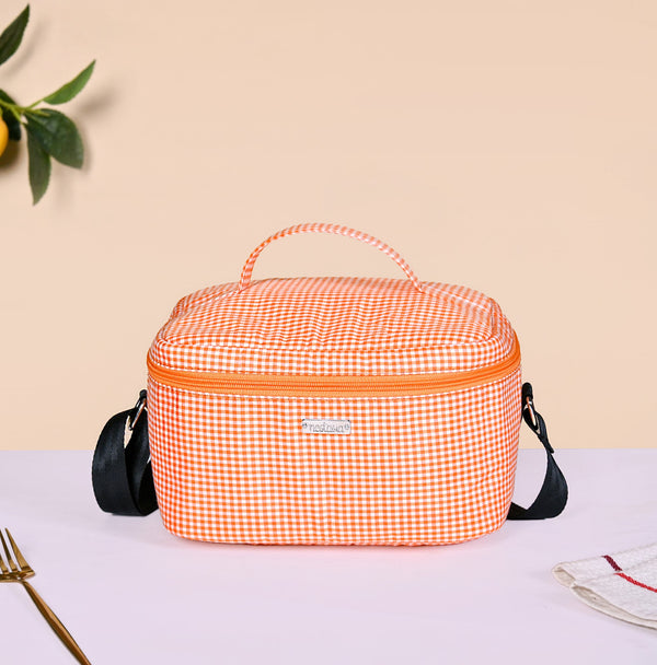 Office Time Glass Lunchbox And Insulated Lunch Bag Set