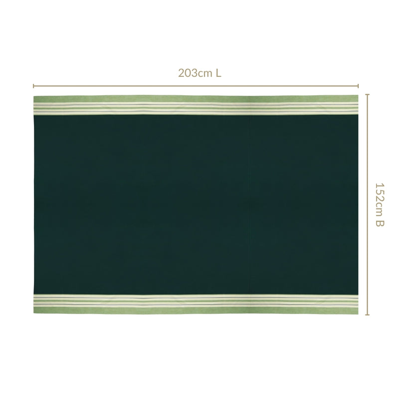 Fresh Stripe 6 Seater Cotton Table Cover 203x152cm