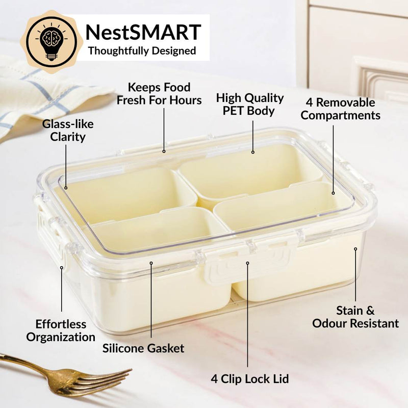 FreshGrid 4 Compartments Storage Box