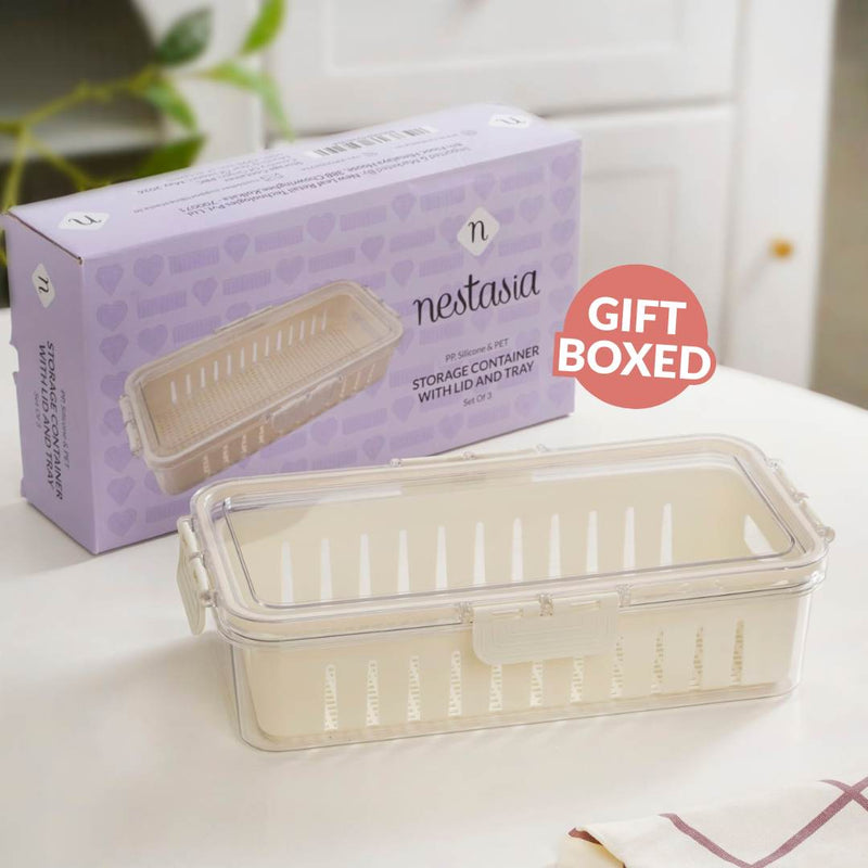 FreshGrid Airtight Fridge Storage Box