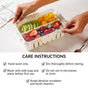 FreshGrid Two Section Fridge Storage Box