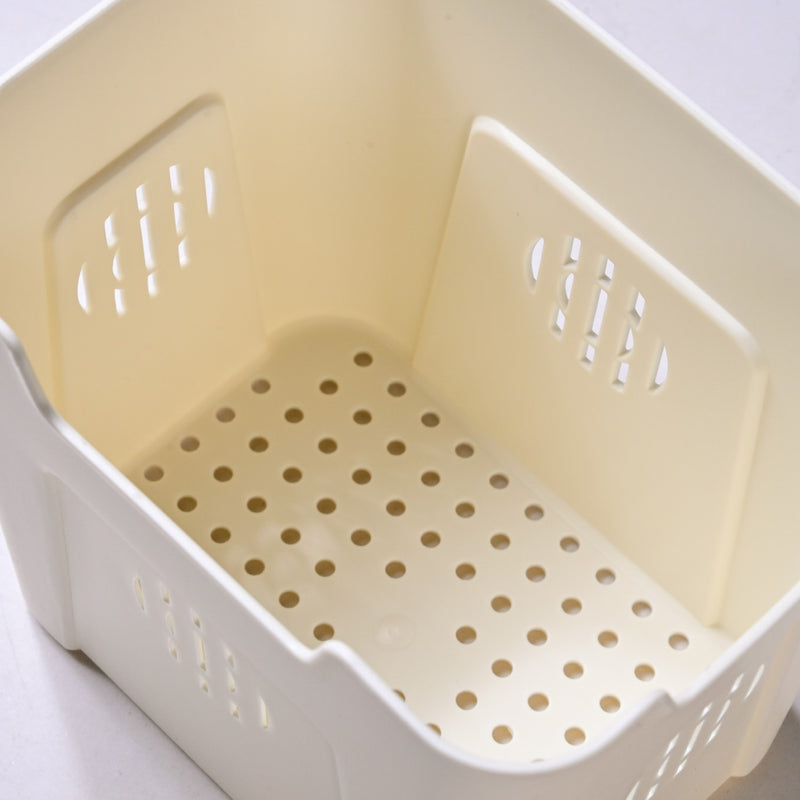 FreshGrid Tall Fridge Storage Box With 2 Compartments