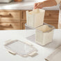 FreshGrid Tall Fridge Storage Box With 2 Compartments