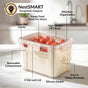 FreshGrid Fridge Storage Box With Drainage Basket