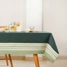 Sage Stripes 8 Seater Water Resistant Table Cover 274x152cm