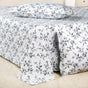 Frostbloom Pure Cotton King Size Bedding Set 275x275cm