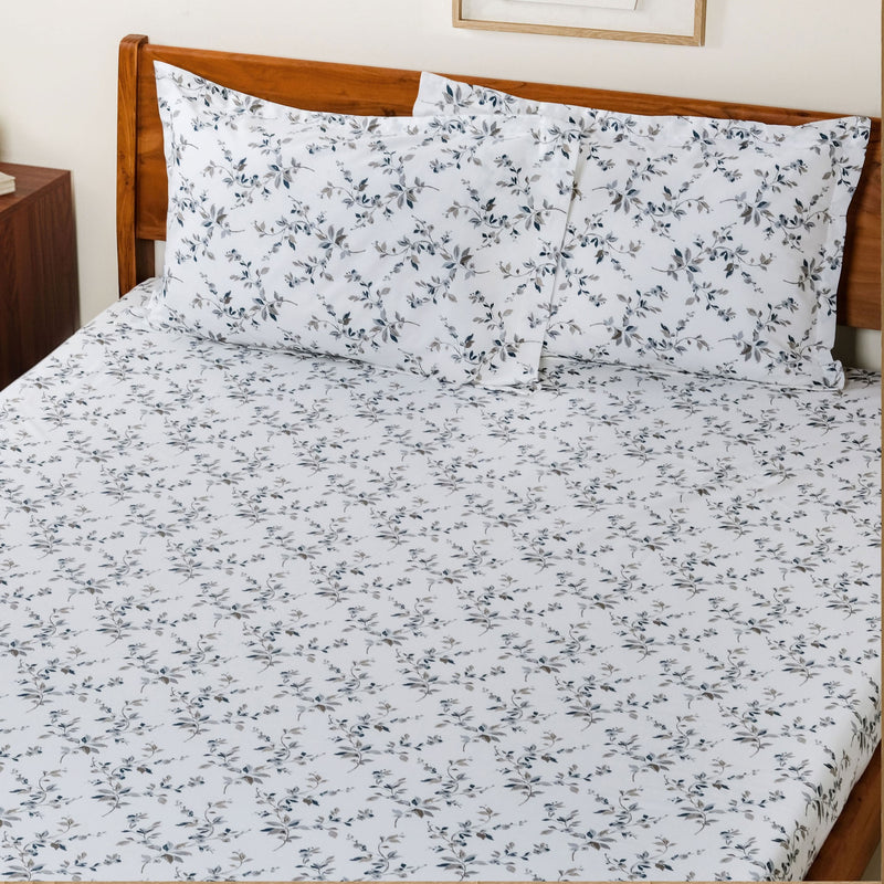 Frostbloom Queen Size Bedding Set 254x229cm