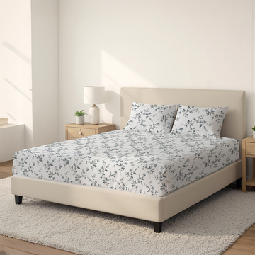 Frostbloom Pure Cotton Bedding Set 275x275cm