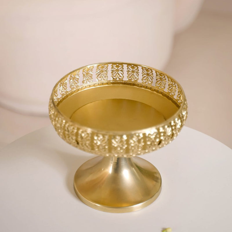 Decorative Fruit Bowl With Pedestal Large