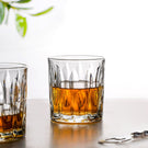 Large Set Of 6 Textured Luxe Whiskey Glass 310ml