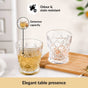 Diamond Cut Drinking Glass Set Of 6 245ml