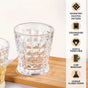 Textured Drinking Glass Set Of 6 245ml
