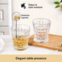 Textured Drinking Glass Set Of 6 245ml