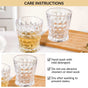 Textured Drinking Glass Set Of 6 245ml