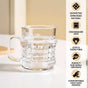 Textured Tea Cup Set Of 6 165ml
