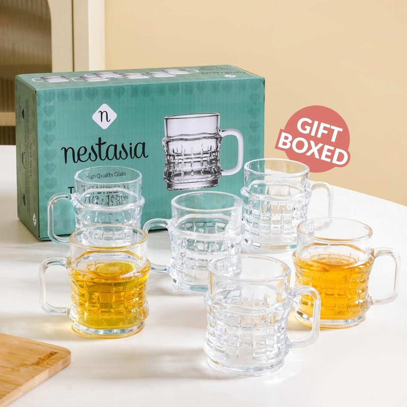 Textured Tea Cup Set Of 6 165ml