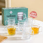 Textured Tea Cup Set Of 6 165ml