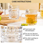 Textured Tea Cup Set Of 6 165ml
