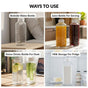 Glass Bottle Set Of 2 720ml