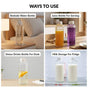 Everyday Transparent Glass Bottle Set Of 2 720ml