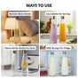 Glass Bottle With Stainless Steel Lid Set Of 2 750ml