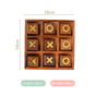 Wooden Tic Tac Toe Party Board Game