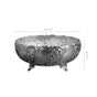 Lustre Brass Urli With Pure Silver Coating 18cm