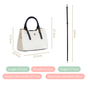 Luma Black And White Handbag