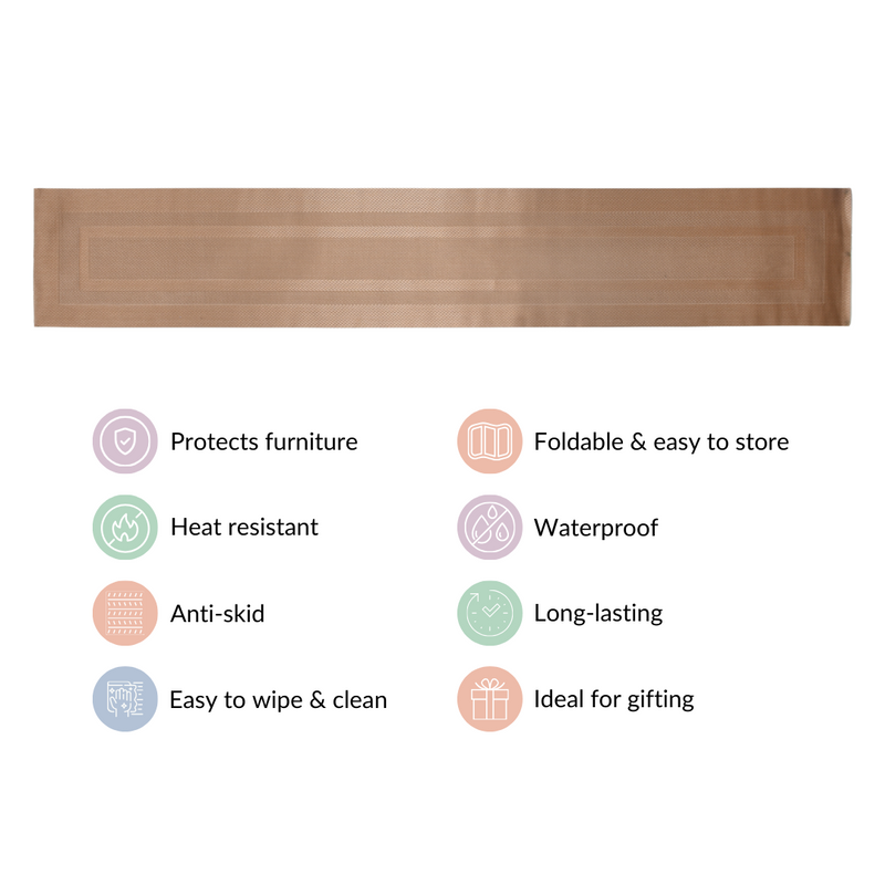 Rose Gold Dining Table Runner