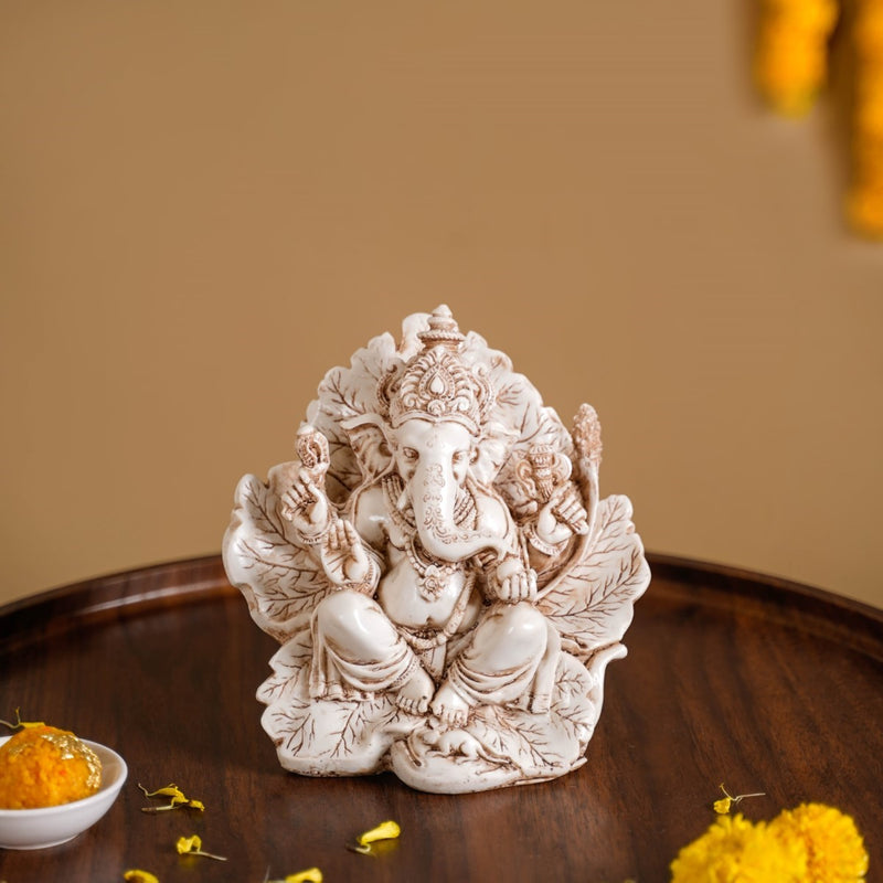 Lord Ganesh Idol Ivory
