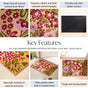 Garden Inspired Printed Natural Coir Mat 36x24 Inch
