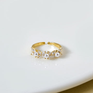 Garden Of Gems Gold Statement Ring