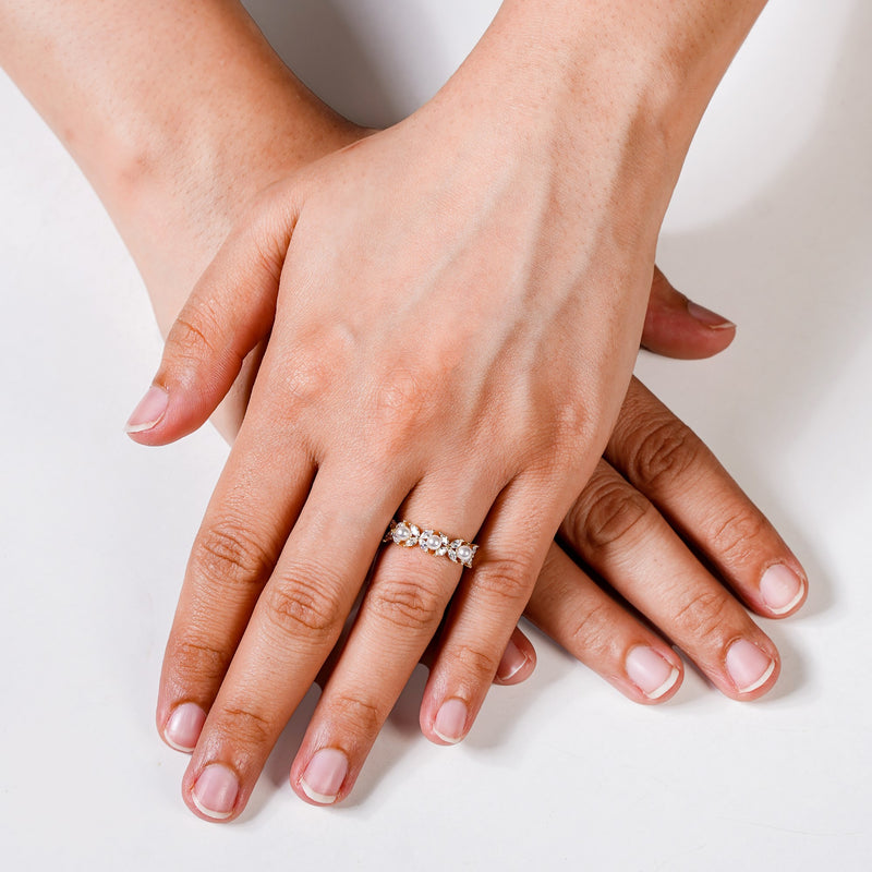 Garden Of Gems Gold Statement Ring