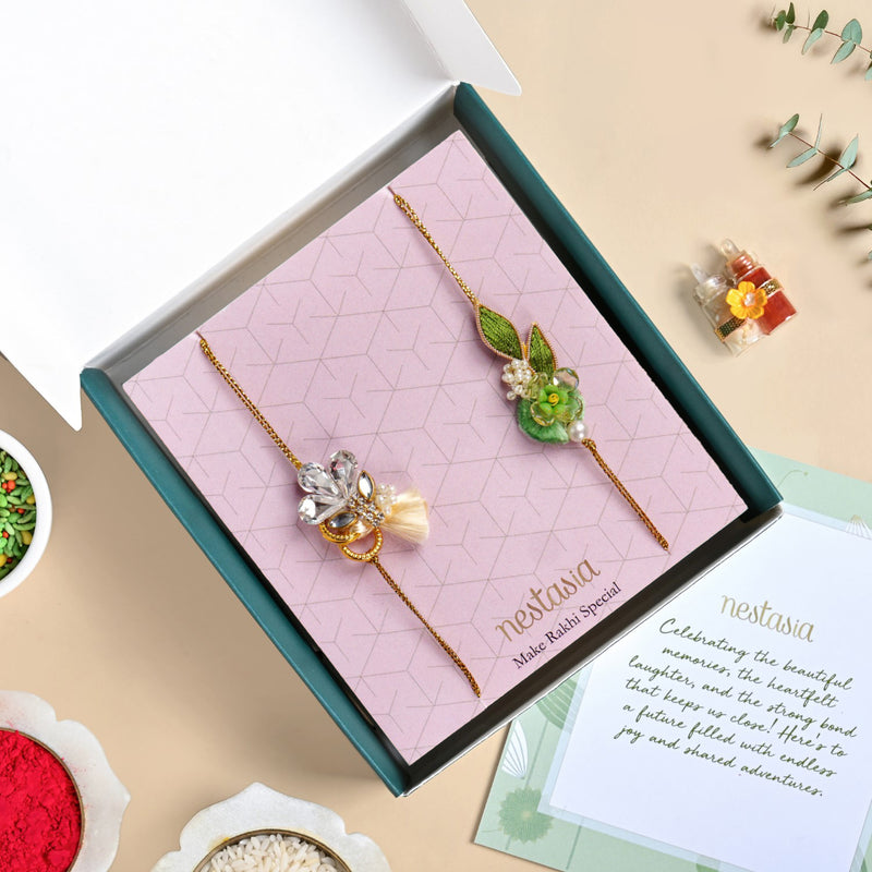 Garden of Love Rakhi Set Of 2