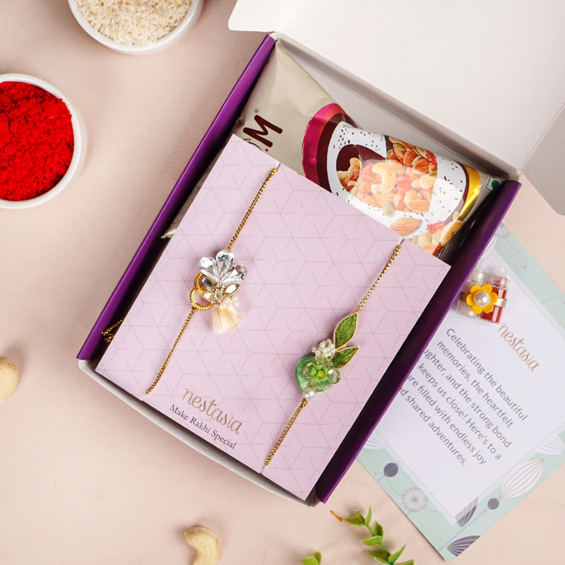 Garden of Love Rakhi Set Of 2